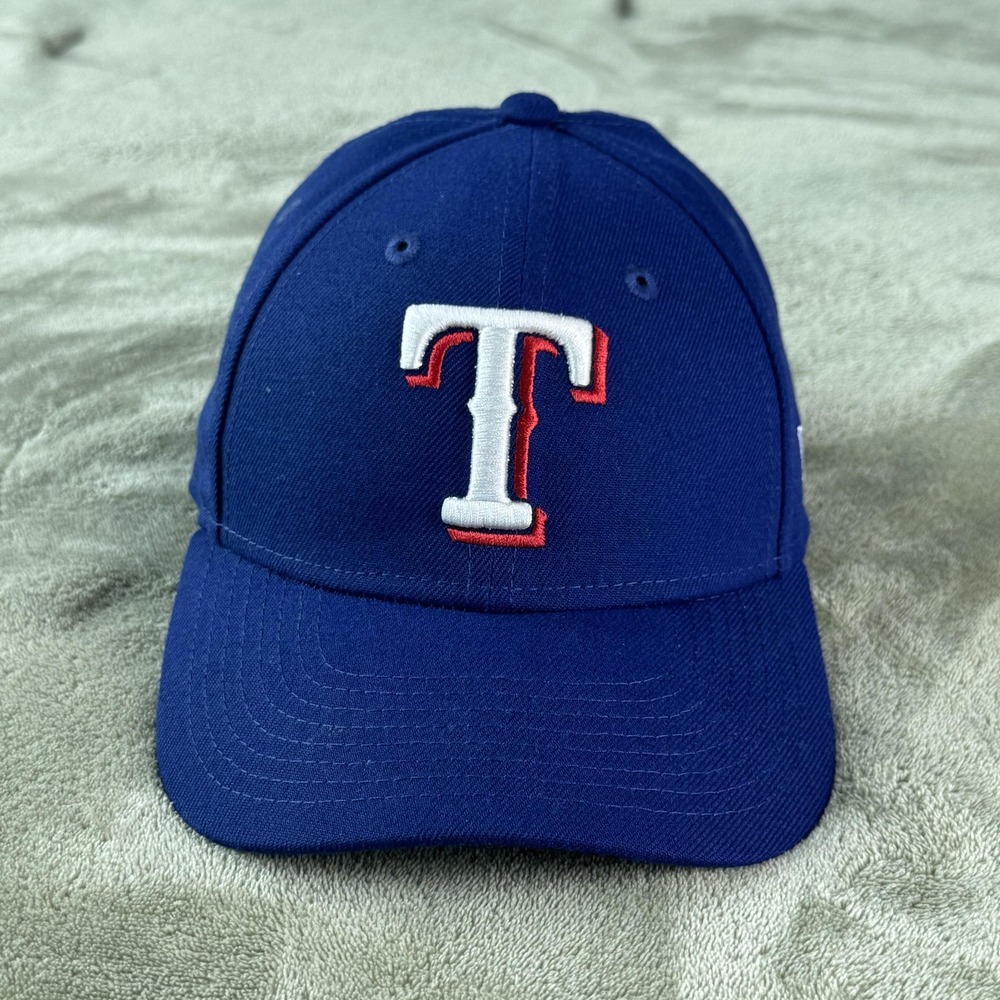New Era Texas Rangers Hat Cap Strap Back Youth One Size Blue MLB Baseball 9FORTY